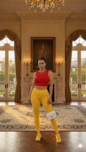 jane villa sari kirmizi